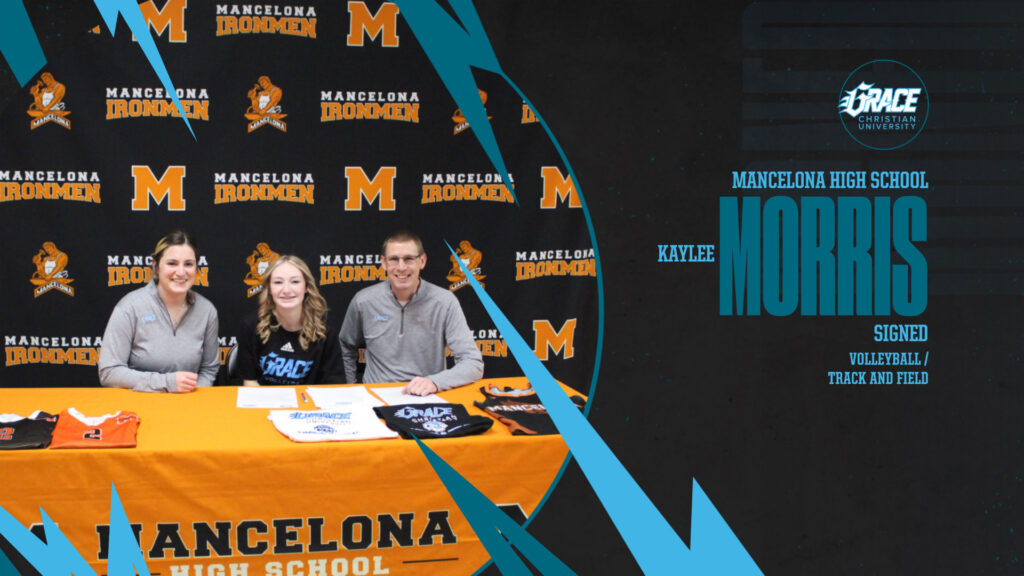 Mancelona’s Kaylee Morris Signs with Grace Volleyball, Track & Field