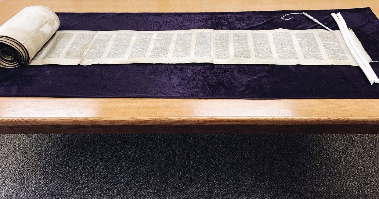 Torah Scroll Background