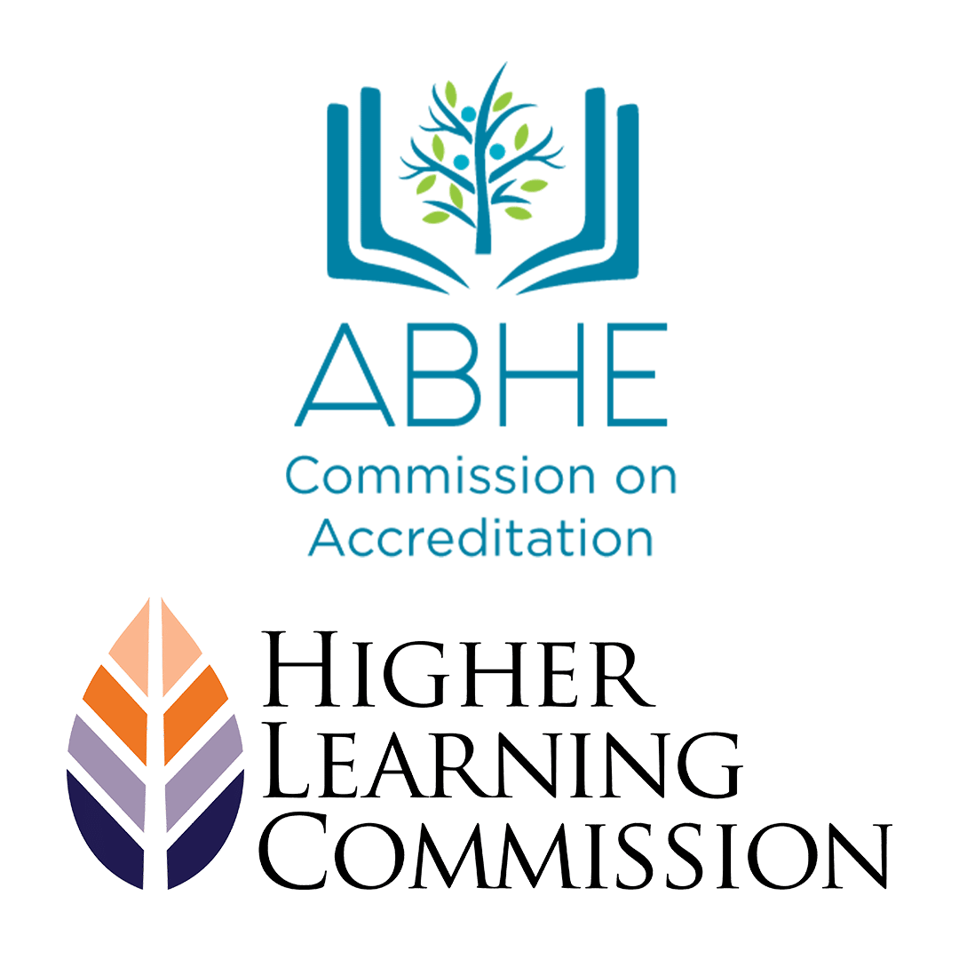 ABHE logo and Higher Learning Commission logo