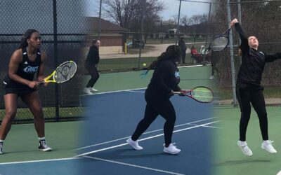 Tennis battles weather, tough competition at Alma College