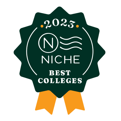 Niche Best Colleges Badge 2023