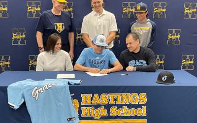 Baseball Strengthens Infield with Hastings' Aiden Benson