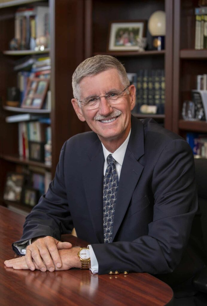President Kemper at Conference Table