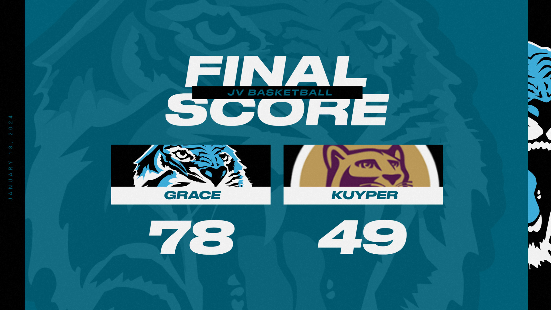 Strong Second Half Leads To 78-49 Victory Over Kuyper