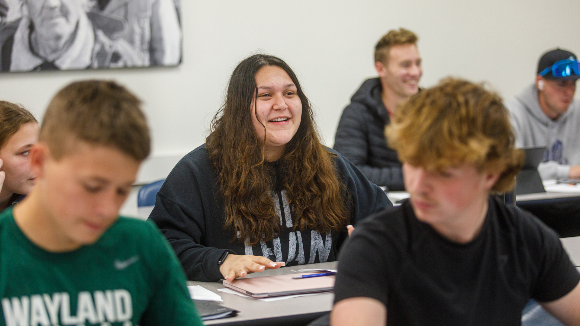 Grace students in a classroom