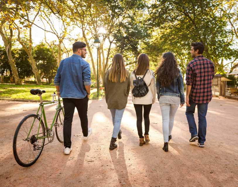 Students Walking 